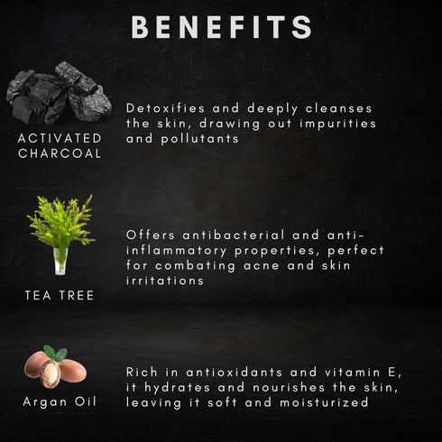 OMWAH Charcoal Body Wash