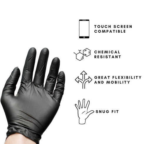 Disposable Gloves (Black)