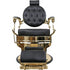 Reclining Hydraulic Barber Chairs (KS-9704) Black and Gold