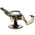 Reclining Hydraulic Barber Chairs (KS-9704) Black and Gold