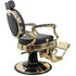 Reclining Hydraulic Barber Chairs (KS-9704) Black and Gold