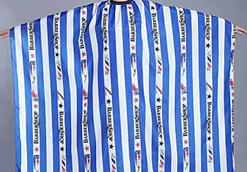 Hair Cut Coloring Cape (Blue Stripe)