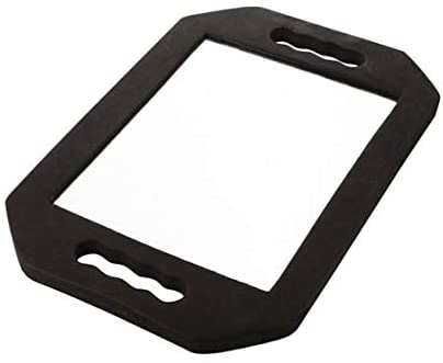 Large Double Handed Rectangle Hand Mirror