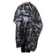 Hair Cut Coloring Cape (Black with White)