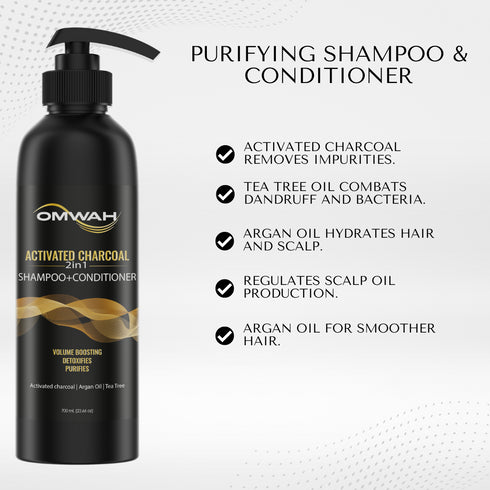 OMWAH 2 In 1 Shampoo + Conditioner
